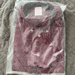 Brooks Brothers madison paisley shirt. Size medium